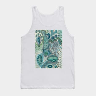 Art Acrylic artwork abstract painting Tank Top